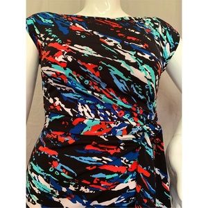 Spense Petite Abstract Print Dress